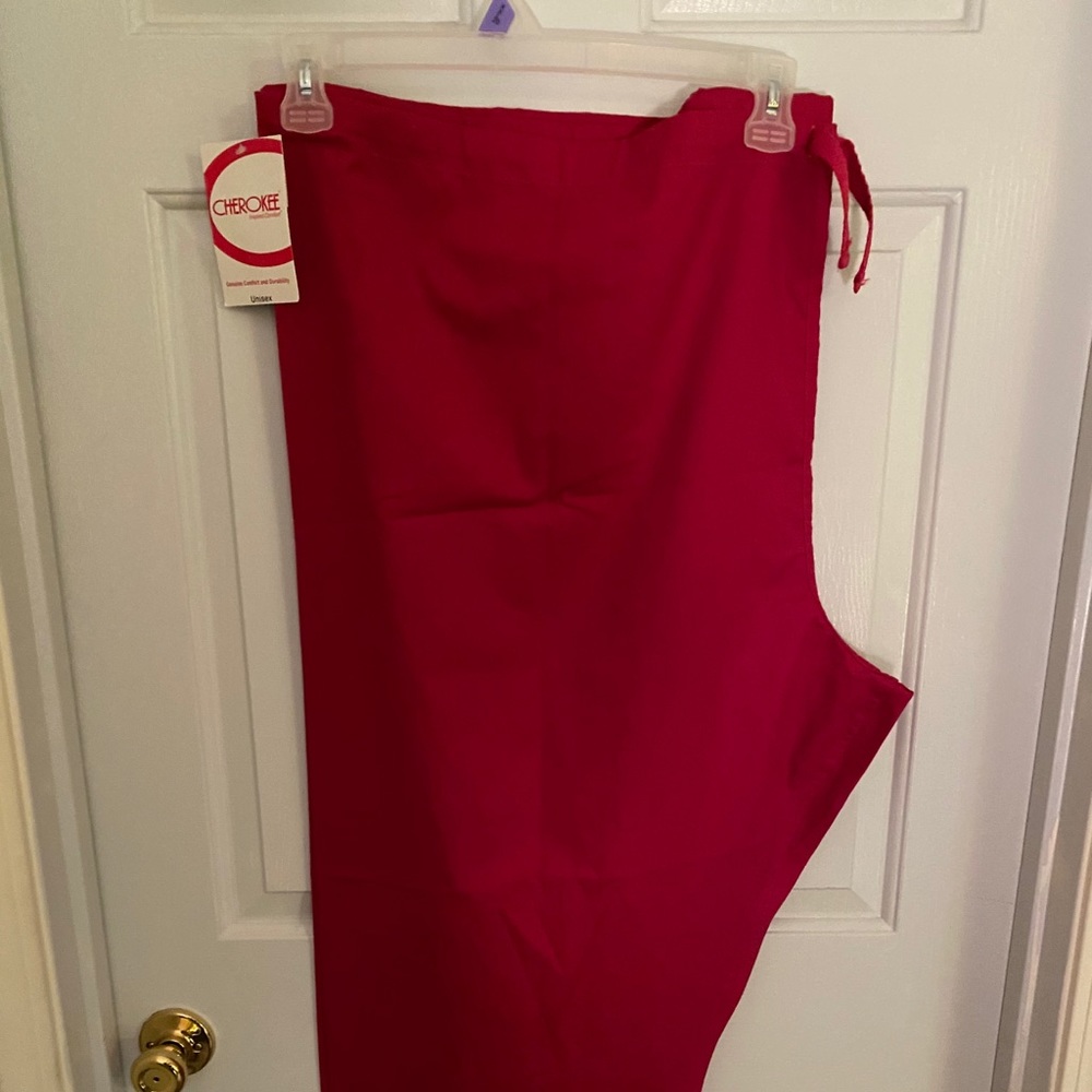Plus size scrub pants